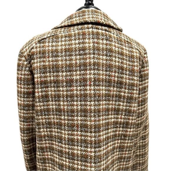 Pendleton Vintage Plaid Wool Button Front Blazer Peacoat Jacket Sz 16 - Picture 8 of 13